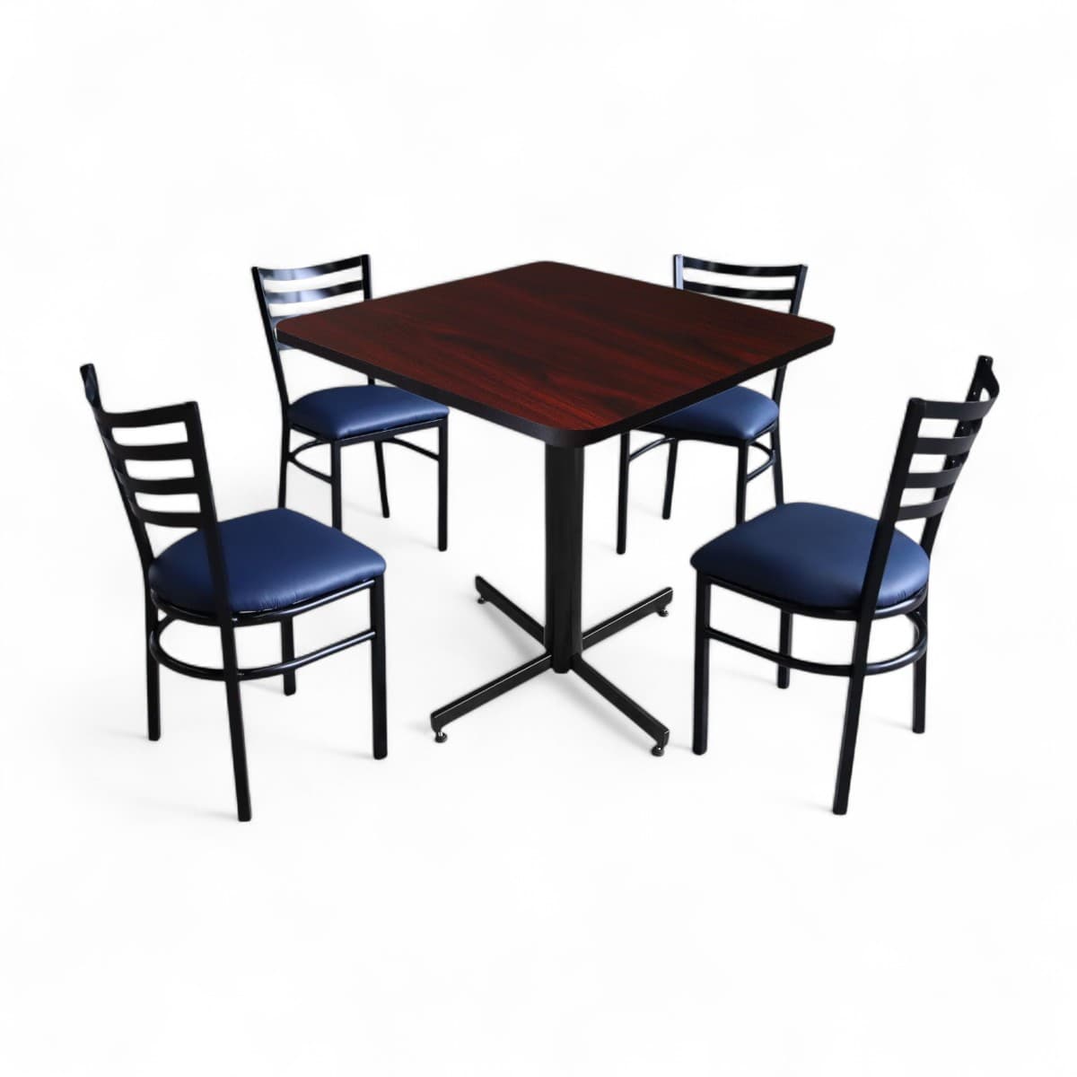 Conjunto Modelo Italia Caoba - estándar 4 sillas view 9