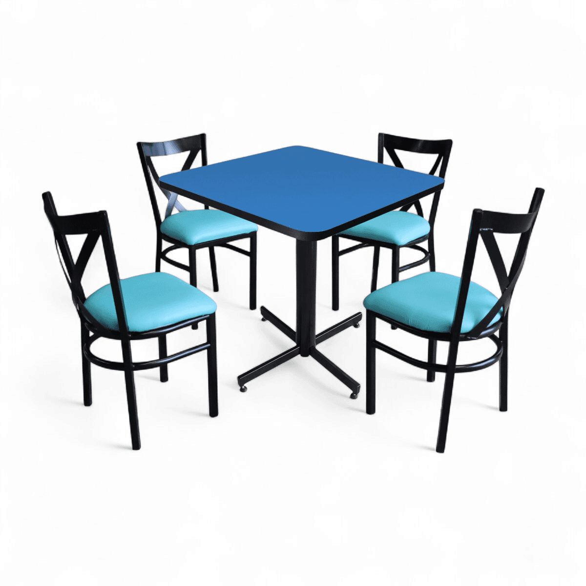 Conjunto Modelo Roma Azul Polar - estándar 4 sillas view 10