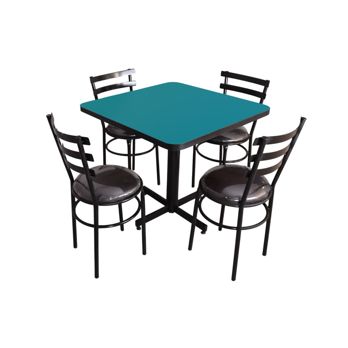 Conjunto Modelo Solera Turquesa - estándar 4 sillas