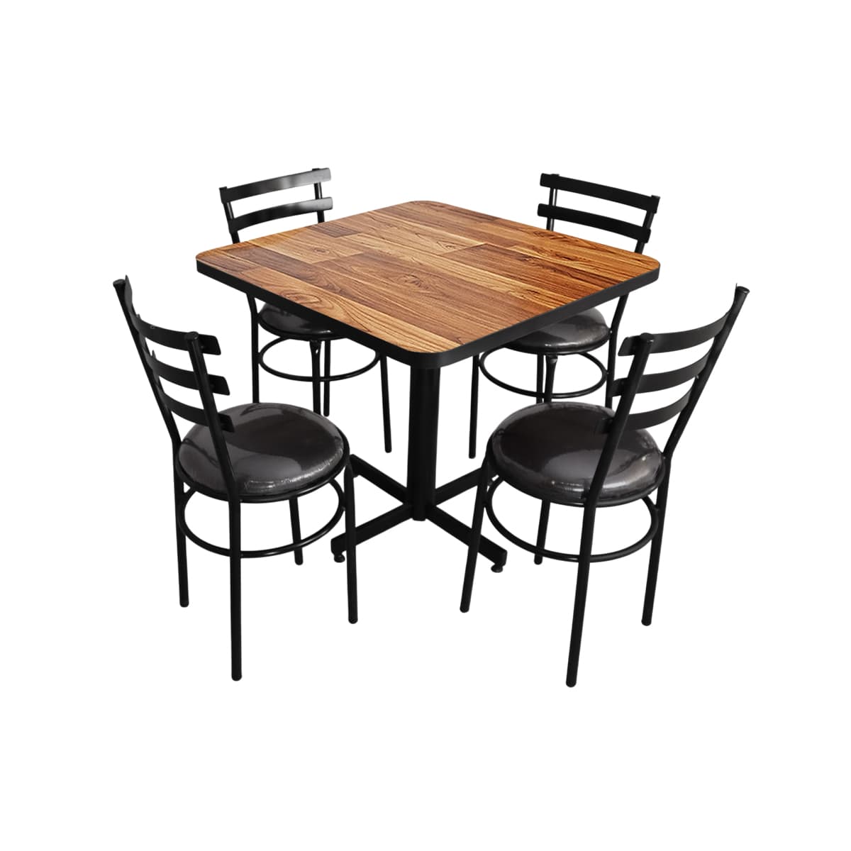 Conjunto Modelo Solera Wood - estándar 4 sillas