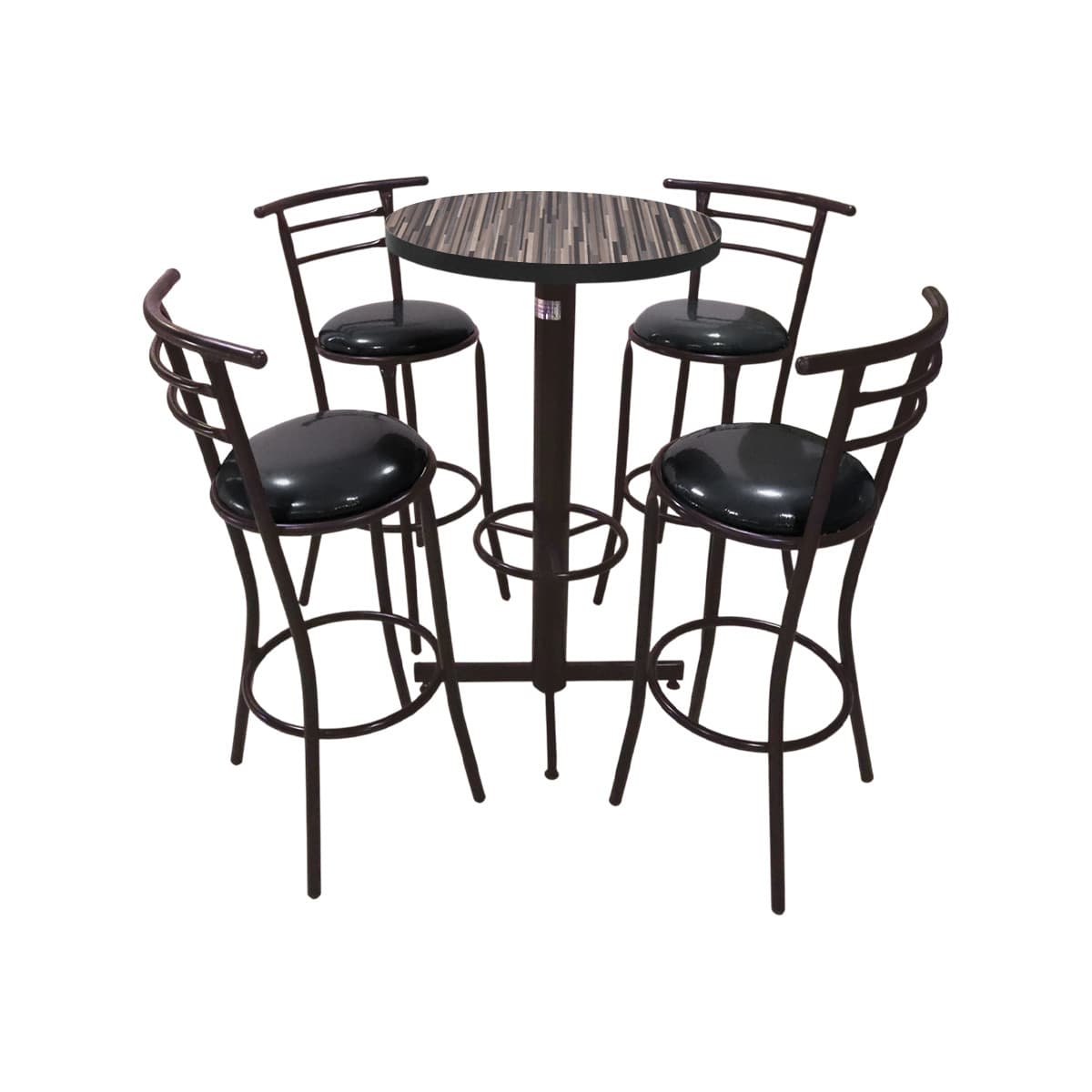 Conjunto Periquero Modelo Chabeli Duelilla - 4 bancos