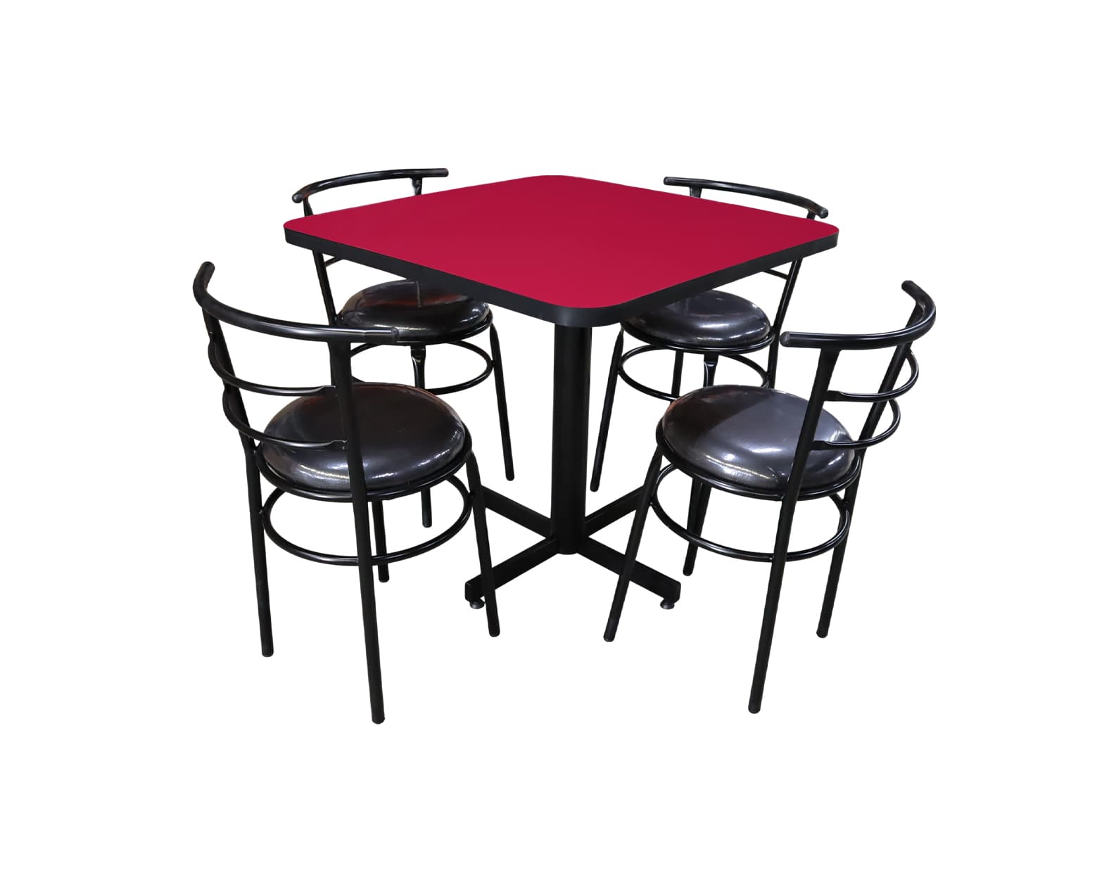 Conjunto Modelo Chabeli Vino - estándar 4 sillas