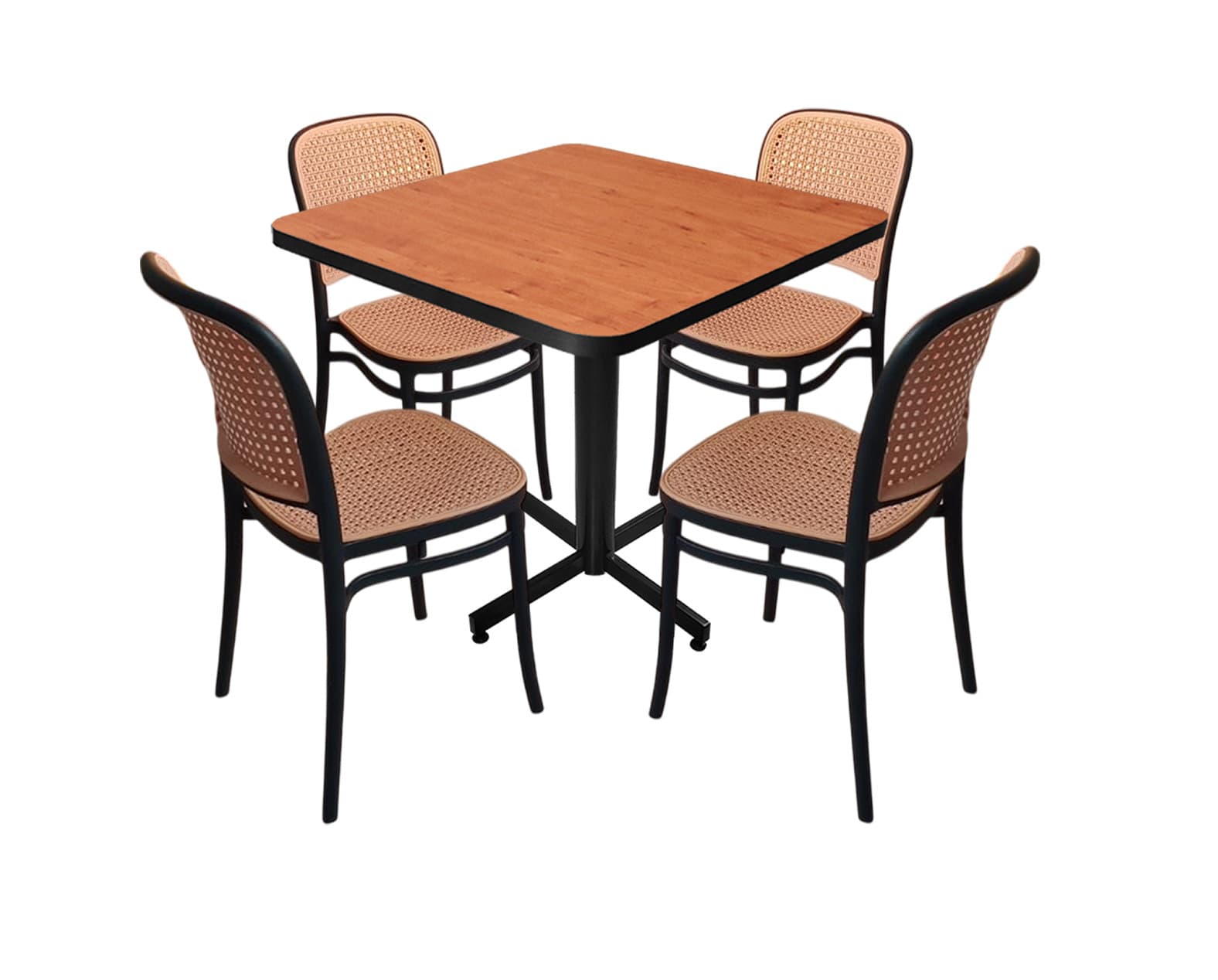 Conjunto Modelo Tulum Arce - estándar 4 sillas
