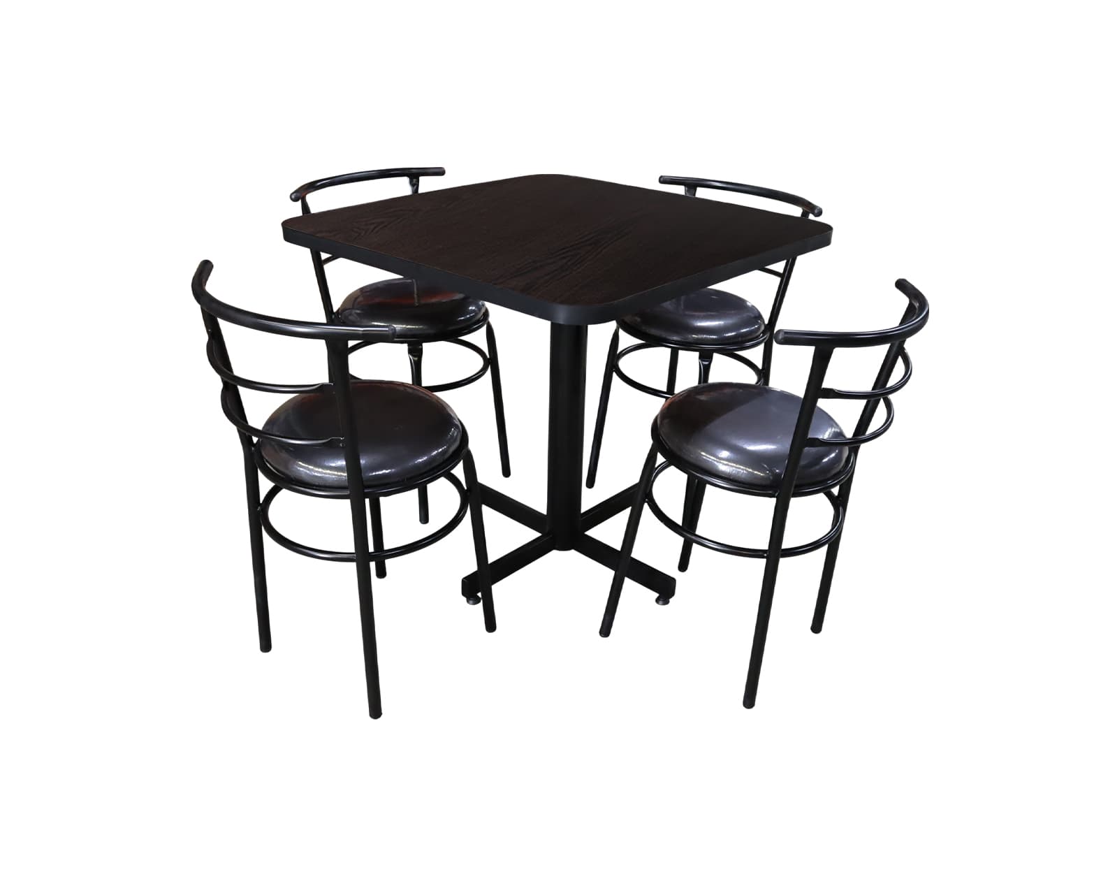 Conjunto Modelo Chabeli Wengue - estándar 4 sillas