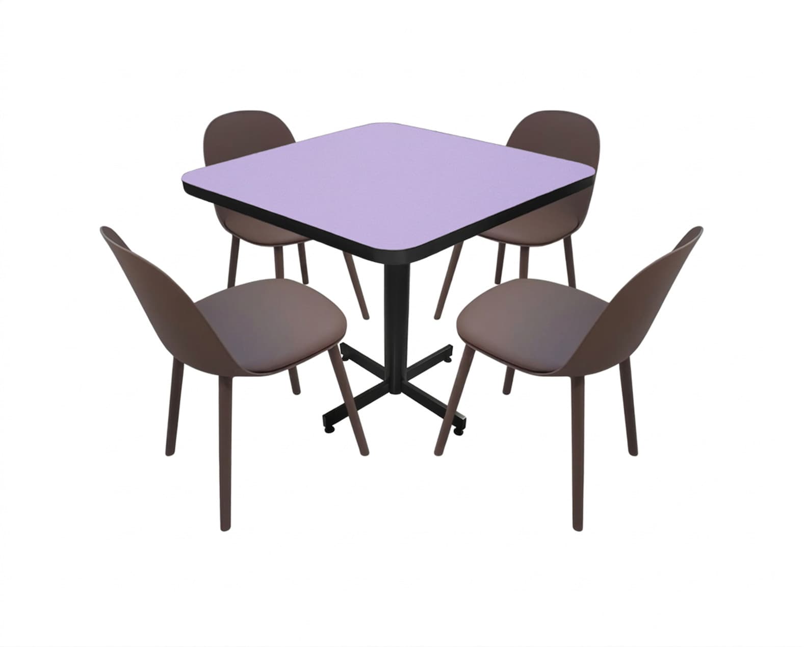 Conjunto Modelo Nova Lila - estándar 4 sillas