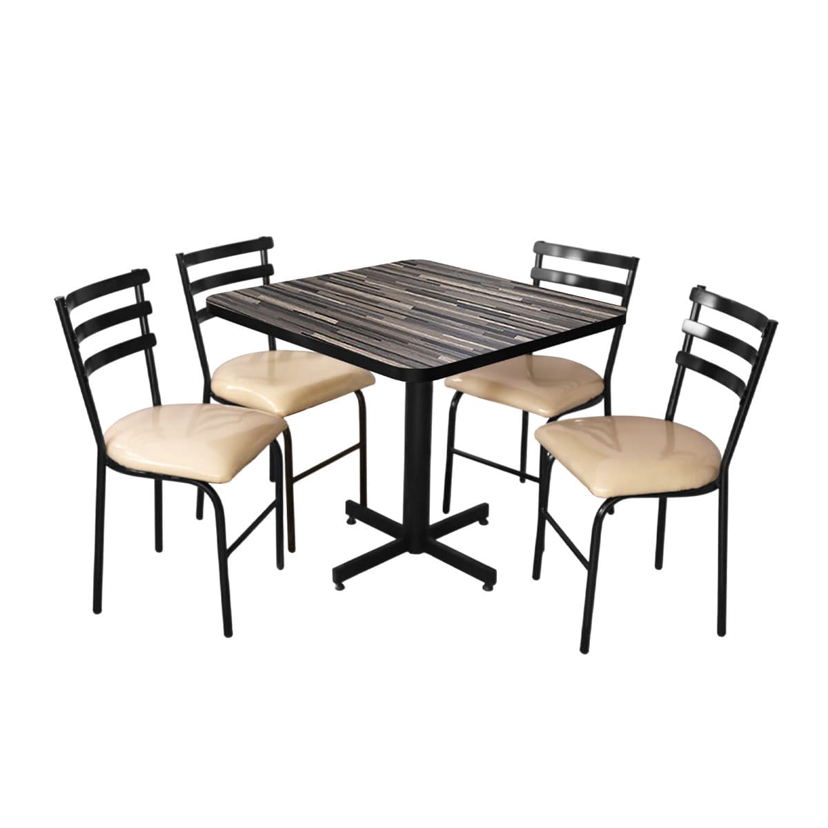 Conjunto Modelo Panda Duelilla - estándar 4 sillas