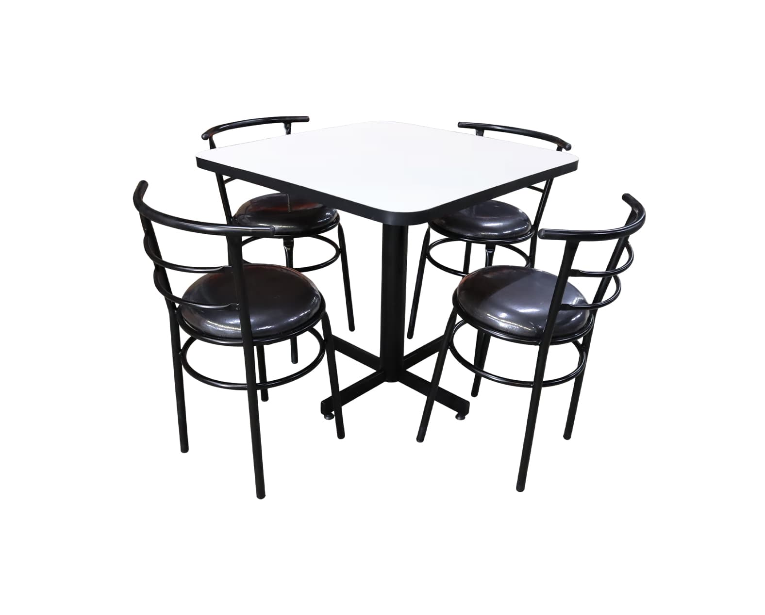 Conjunto Modelo Chabeli Blanco - estándar 4 sillas