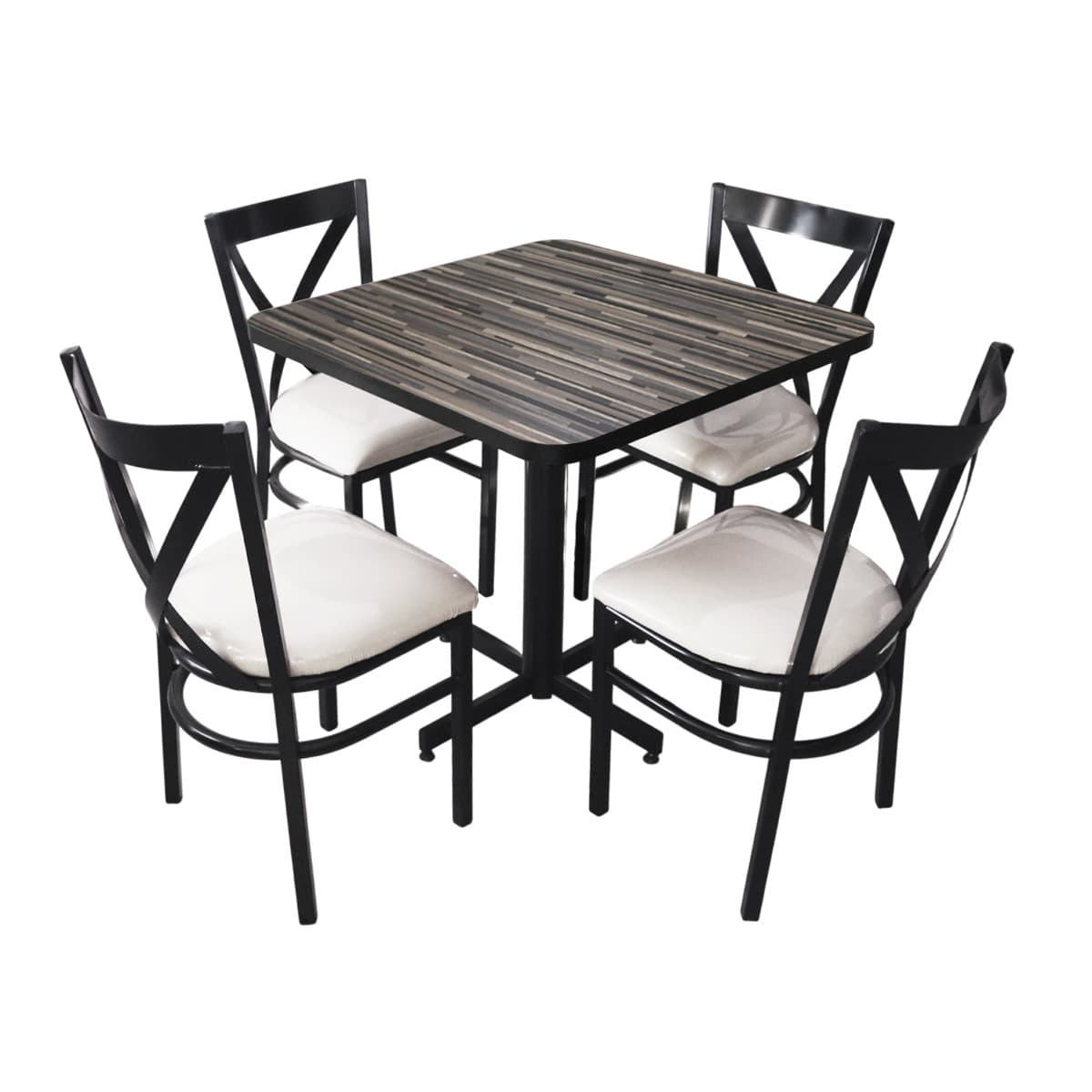 Conjunto Modelo Roma Duelilla - estándar 4 sillas